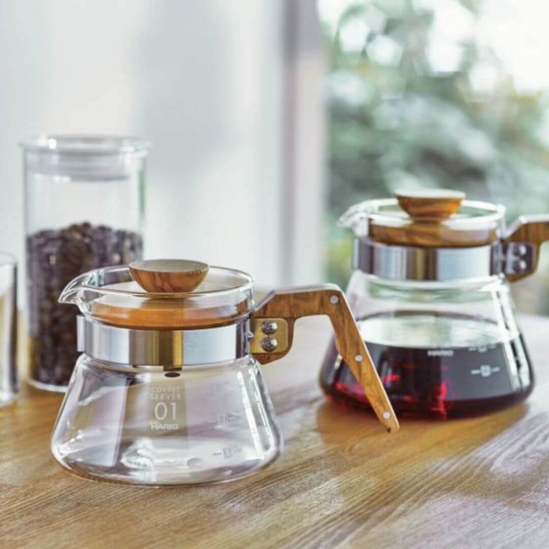 Hario V60 Server 02 - Olive Wood