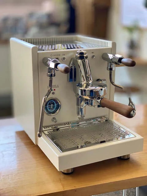 Quick Mill Aquila White Coffee Machine